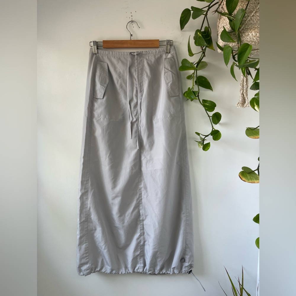 90’s cargo maxi skirt